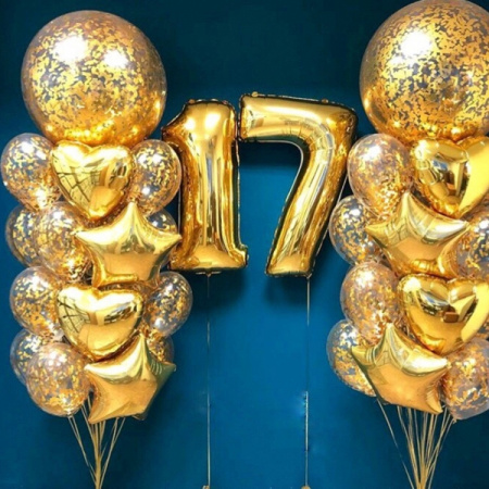Готовое решение в золоте девушке на 17 лет