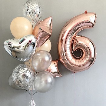 Решение для девочки на 6 лет Розовое золото