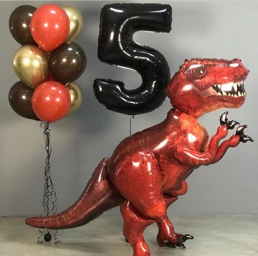 Готовое решение с динозавром на 5 лет
