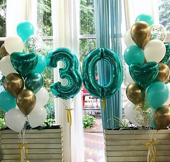 Решение на 30 лет в цвете тиффани