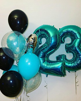 Решение на 23 года в цвете тиффани