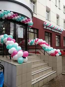 Оформление банка шарами